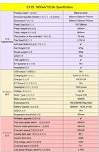 Load image into Gallery viewer, EX20S , 3600wh , 3000w ,100.8v , 20''inch ,Suspension Wheel