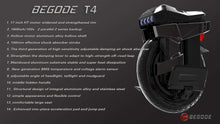 Load image into Gallery viewer, T4 2500W motor, 1800wh Battery ,100.8V , Begode Electric Uni Cycle ,