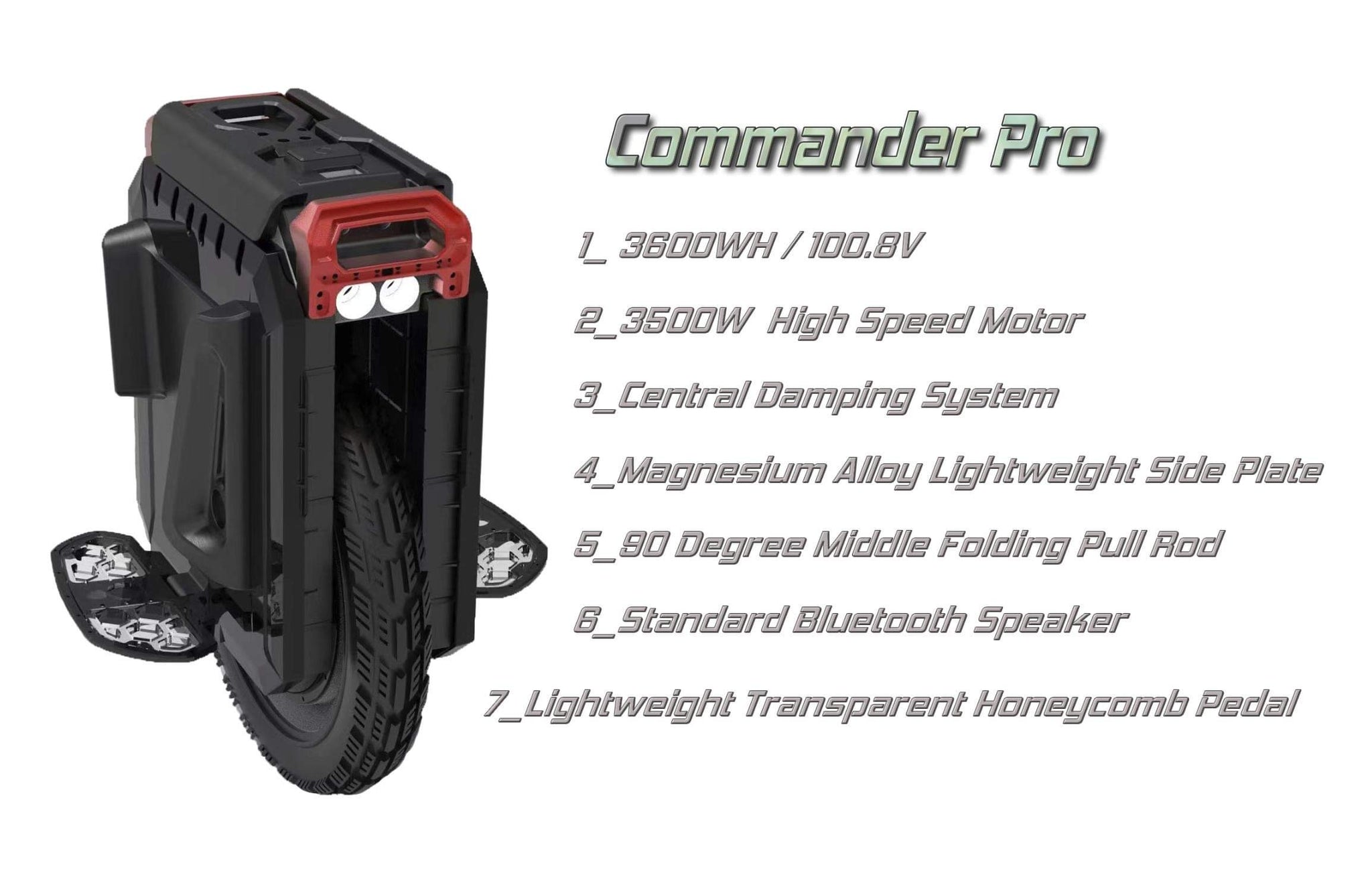 In Stock Begode EXTREME BULL Commander Pro Electric Unicycle 3000W